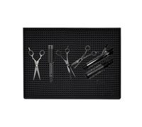 Generico Barber Tool Mat - Silicone Hair Salon Mat Flexible, Counter Protector, Clippers Scissors Hairdressing Styling Tools, Non-Slip Pad For Home And Professional Use | Beauty Salon Anti-Skid Tool