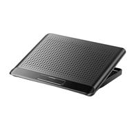 Generico Base de Refroidissement PC - d'aluminium 35 x 26 x 2,3 cm | Support de Refroidisseur Silencieux avec Ventilateur réglable | Compatible avec Clavier, Tablette, Livre pour Bureau