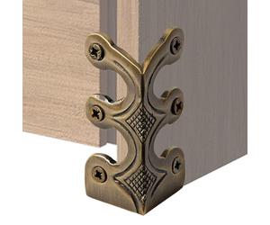 Generico Baseboard Corner Protectors - Baseboard Cover Edge Guard,Skirting Board Corner Protectors, Vintage Decorative Protector Cover for Bedroom