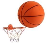 Generico Basket Silencieux - Balle de Bruit intérieur, Balle Souple Haute densité | Rebondir Le Basket-Ball d'entraînement sans Son pour Les Filles pour, de Jouet de Sport Tranquille, de