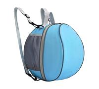 Generico Basketball Bags For Boys - Large Adjustable Waterproof | Youth Bag Single Ball Competition Daily Volleyball Travel School Teens Coaches Players, Lake Blue, riferimento alla descrizione