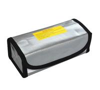 Generico Battery Protection Bag, Fireproof Battery Holder Guard,185 x 75 x 60 mm / 7,29 x 2,96 x 2,36 cm, étanche Carry Pouch for Safe Storage, Organizer Bag for Traveling, Camping, Home Use,