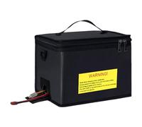 Generico Battery Safety Bag, Household Batteries Flame-resistant F - Storage Containers, Electrical Equipment, Chargers Accessories, Large Capacity Organizer For Home, Workshop