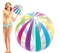 Generico Beach Ball - 5,51 x 5,12 x 0,39 in Inflatable Rainbow Beach Ball | Floating Beaches Balls | Color Toy Floating Outdoor Favors for Birthday Lake Backyard Teen July Family Play Camping