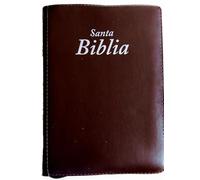 Genérico Bible RV 1960 Grande lettre en cuir synthétique avec fermeture éclair Version Queen Valera Taille portable