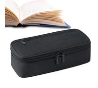 Generico Big Stationery Pouch - Pen Storage Bag | 4,33 x 2,56 Inches Marker Holder Case, Cosmetic Accessory Bag, Writing Tool Organizer Pen Organizer For Kids Teens Students School Supplies, Noir