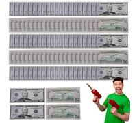Generico Billets de collection - Billet Dollars Finti,Style rétro Argent Simulé, Jouet éducatif portable pour garçons filles adolescentes adultes