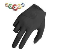 Generico Billiards Glove - 0.39-3.94in Billiard Pool Gloves, Cue Sport Gl0ves, Pool Glove, 3 Fingers Breathable Magnetic Snookers Cue Sport Gloves, Breathable Ergonomic Equipment Accessories