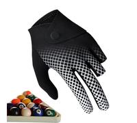 Generico Billiards Glove - 0.39-3.94in Billiard Pool Gloves, Cue Sport Gl0ves, Pool Glove, 3 Fingers Breathable Magnetic Snookers Cue Sport Gloves, Breathable Ergonomic Equipment Accessories