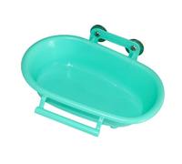 Generico Bird Bathtub - Cabine de douche pour perroquets | Budggie Bath TOB Bird Bath | Cabine de douche hanng Cage Batub pour oiseaux pour oiseaux d'extérieur monté au mur pour petits oiseaux Me