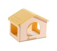 Generico Bird Bed for Cage - Small 3-Sided Nest Box | Pet Bird Bed with Pad, Parakeet Nesting Box for Indoor Cage, Aviary, Breeding, Sleeping, Perching, Hiding, Resting, Feeding, Decorative Use