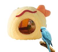 Generico Bird Bed - Velvet Sponge 19x16.5cm | Warm Soft Comfortable Hammock Parrot Bed Shelter | Resting Sleeping Breeding Cockatiel Parrot Lovebird Conure Hamster Bunny Indoor