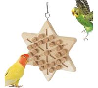 Generico Bird Mastiching Cork - Puzzle Piqueur Pour Perroquets | Jeu En Bois Interactif Pour Cacher Des Snacks, Des Activités D'entraînement Pour Perroquets Pour Petits Moyens, Stimolazion