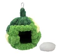 Genérico Bird Nest for Cage Anti-Chew Frame Warm Winter Parrot Hammock | Coussin doux avec doublure en polaire chaude, design lavable, cadre anti-chute, adapté pour les amoureux des oiseaux