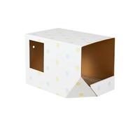 Generico Bird Nest for Cage - Corrugated Chewable Paper Pet Shelter | Parakeet Nesting Boxes for Finch Budgies Cockatiels Lovebirds Conures Resting Hiding And Others