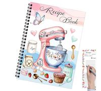 Genérico Blank Cookbook, 100-Sheet Personal Recipe Journal, Handwritten Cooking Planner for Baking, Meal Prep, Daily Kitchen Notes, Travel Recipes, Beginners, Gifting & Journaling, 5,83 x 8,27 pouces