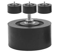 Genérico Blocs anti-vibrations AC - Pieds de support pour compresseurs haute résistance, kit de tapis revitalisant antidérapant épaissi | Absorption des chocs, amortissement sonore pour prop