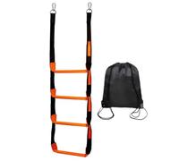 Genérico Boat Boarding Ladder - 4 étapes | Échelle d'escalade Pliable pour Kayak, canoë, Yacht et Bateau à Moteur | Accessoire Portable