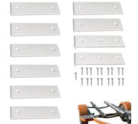Generico Boat Trailer Slides for Bunks - ABS 10 Pieces Set | 3 x 10in Heavy Duty Glide Bunk Enders | Launching And Loading Aid for Boat On/Off Trailer Marine Traīler Use Unloading A Breeze.