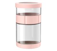 Genérico Bocal à cornichons - Flacon hermétique pour conserves, flacon en verre réversible, couvercle en silicone large antidérapant pour fermentés, yaourt, miel, préparation de repas