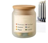 Genérico Bocal à versets bibliques | Articles de prière catholique - Bocal de prière d'inspiration | pour les femmes, les mères, l'église, le bureau, la maison, le salon, la chambre, le bureau, le