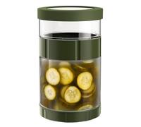 Generico Bocaux à vinaigrettes | Conteneur de rangement pour cornichons - Bouteille à antidérapante pour cuisine miel yaourt salade