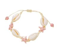 Genérico Boho Bracelet de cheville pour femme | Bijoux de plage en coquillage imperméable réglable | élégant pour festival, croisière, tropicale, Consulte la descripción, Coque, Il ne s'agit pas d'une