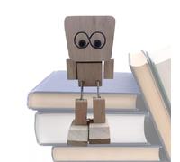 Generico Bois Secouez - Figures en Bois - Petite Sculpture Décorative de Bureau pour Enfants - Bibliothèque Tableau de Bord Auto