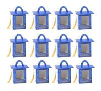 Generico Boîte à chocolats avec chapeau de remise des diplômes, porte-bonbons de 12 pièces avec pompons, boîtes de bonbons pour fête avec fenêtre transparente - pour étudiants universitaires et