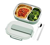 Generico Boîte à Lunch Acier Inoxydable | 3 Compartiments Étanche pour Tout-Petit | Nécessaire de Cuisine pour Repas Nomade Sport Pique-Nique Mer Voyage Camping Plage Repas Sain et Sans Fuite