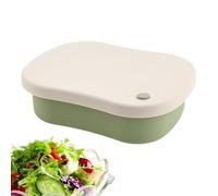 Genérico Boîte à lunch en silicone 3-silicone certifiée, résistante au micro-ondes, anti-fuite, idéale pour le bureau, l'école, les pique-niques, les voyages, le camping et une utilisation quotidienne