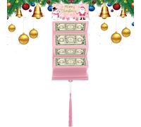 Genérico Boîte avec 10 emplacements, Christmas Money Holders For Cash, Merry Christmas Cash Envelope, Seasonal Celebration For Women Men Kids Holiday Party Celebration