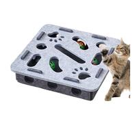 Generico Boîte de casse-tête pour chats - Jeux d'enrichissement pour chats - Boîte avec labyrinthes et boules d'activité sensorielle contre l'ennui pour l'exercice physique et la stimulation mentale
