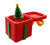 Generico Boîte de plaisanterie de Noël | Boîtes pour stocker des blagues avec arbre de Noël à l'intérieur - Décoration de la maison, toilette de fête d'anniversaire