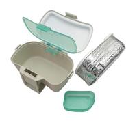 Generico Boîte de rangement isotherme et portable pour la pêche | Récipient isotherme pour appâts et aquarium, crevettes, camping, kayak, bateau, activités de plein air, eau salée, eau