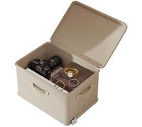 Generico Boîte de rangement verrouillable boîte de stockage de bloc de construction lourde, conteneur de stockage de certification d'odeur empilable avec poignée