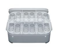 Generico Boîte pour oeufs de reptiles - incubateur transparent avec 12 grilles, lézard portable, cage de ségrégation sans effort | Récipient pour reptiles, lucertol