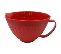 Genérico Bol mélangeur avec - Tasse doseuse antidérapante réfractaire, grand bol à mélanger - Pour cuire, cuisiner, soupes, gâteaux, chocolat, sauce, gaufres,