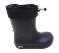 Generico Bottes de pluie Igor avec curseur modèle Yogi Cuello bleu marine en caoutchouc avec semelle antidérapante, bleu, 30 EU