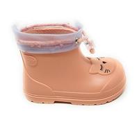 Generico Bottes de pluie Igor pour fille, rose, design chat, bottines en caoutchouc imperméables, rose, 25 EU