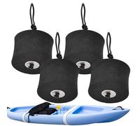 Genérico Bouchon de drainage de kayak, bouchon de kayak Scupper | Lanyard, prise Kayak Scupper 4 pièces, trous multifonctionnels Butée Bung pour la partie de remplacement du contrôle de l'eau du