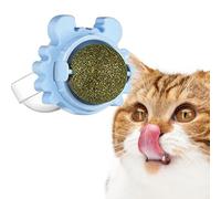 Genérico Boule de morsure pour chats | sécurité alimentaire chat léchant jouet chat à mâcher jouet dentier nettoyage morsure | Décoration murale d'intérieur tournante