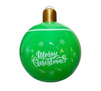 Genérico Boule de Noël gonflable 50 cm | Grande boule décorative imperméable pour usage intérieur et extérieur | Décoration de Noël jardin, patio, bureau, école, boutique, porche ou salle de séjour.