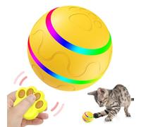 Genérico Boule roulante active - Boule roulante active pour chiens | Capteur de mouvement du jouet du même jouet de la piste de la lumière clignotante LED rechargeable par USB