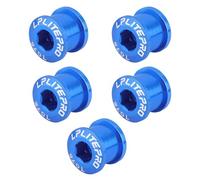 Genérico Boulons d'enchaînement - Boulons de double de vélo | Boulons de menaces individuelles | Sacs de roue de chaîne écrous vis à disque 7075 aluminium M8 CIGO de pièce pour vélo de C