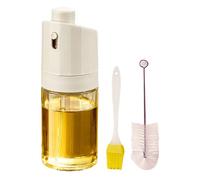 Generico Bouteille de pulvérisation pour huile | Distributeur clair anti-goutte de 230 ml pour aliments avec pinceau,Pulvérisateur d'huile d'olive pour la nourriture assaisonnement salade cuisson four