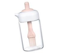 Genérico Bouteille distributeur d'olive : outil de brosse à double usage, récipient rechargeable, flacon de versement compact, design facile à contrôler, équipement de cuisine pratique