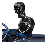 Generico Bouton de démarrage de vitesse en métal en forme de tête de mort gothique, pour camping-car, camion, bateau, véhicule, usage et voyage