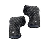 Generico Boutons chauffants - Mitenes imperméables pour cyclisme - protection coupe-vent pour vélo d'hiver et conduite en froid extrême