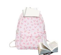 Generico Bow Backpack School - Bow Backpack | School Students Book Bag | College Back Pack | Travel Casual day pack Large Capacity for Textbooks, Notebook | Girls | Travel Shoulder Bag for Notebook